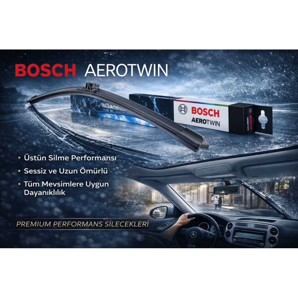 Bosch Aerotwin Plus Ap550u 550mm ön Cam Sileceği – Universal Uyumlu 1 Adet